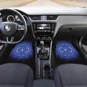 Ajna Chakra Mandala Print Front and Back Car Floor Mats