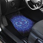 Ajna Chakra Mandala Print Front and Back Car Floor Mats