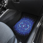 Ajna Chakra Mandala Print Front and Back Car Floor Mats