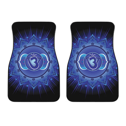 Ajna Chakra Mandala Print Front Car Floor Mats