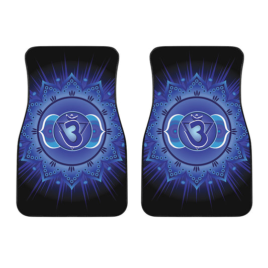 Ajna Chakra Mandala Print Front Car Floor Mats