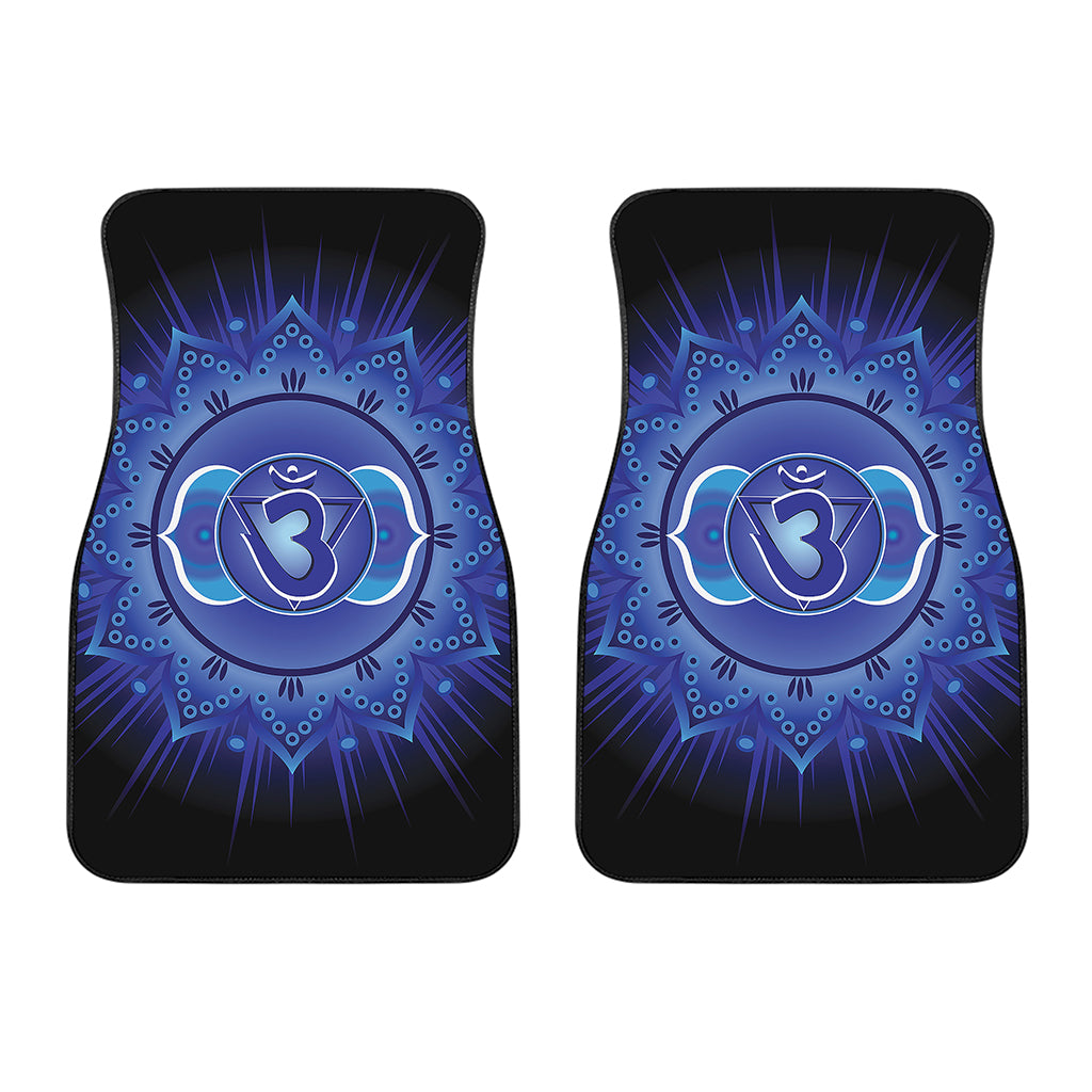 Ajna Chakra Mandala Print Front Car Floor Mats