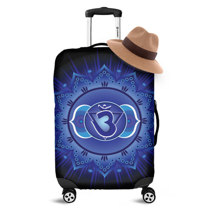 Ajna Chakra Mandala Print Luggage Cover