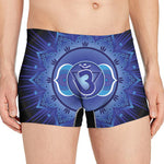 Ajna Chakra Mandala Print Men's Boxer Briefs