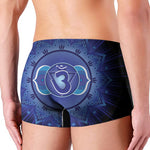 Ajna Chakra Mandala Print Men's Boxer Briefs