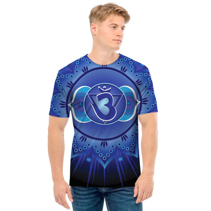 Ajna Chakra Mandala Print Men's T-Shirt