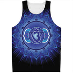 Ajna Chakra Mandala Print Men's Tank Top