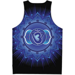 Ajna Chakra Mandala Print Men's Tank Top