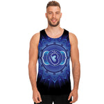 Ajna Chakra Mandala Print Men's Tank Top