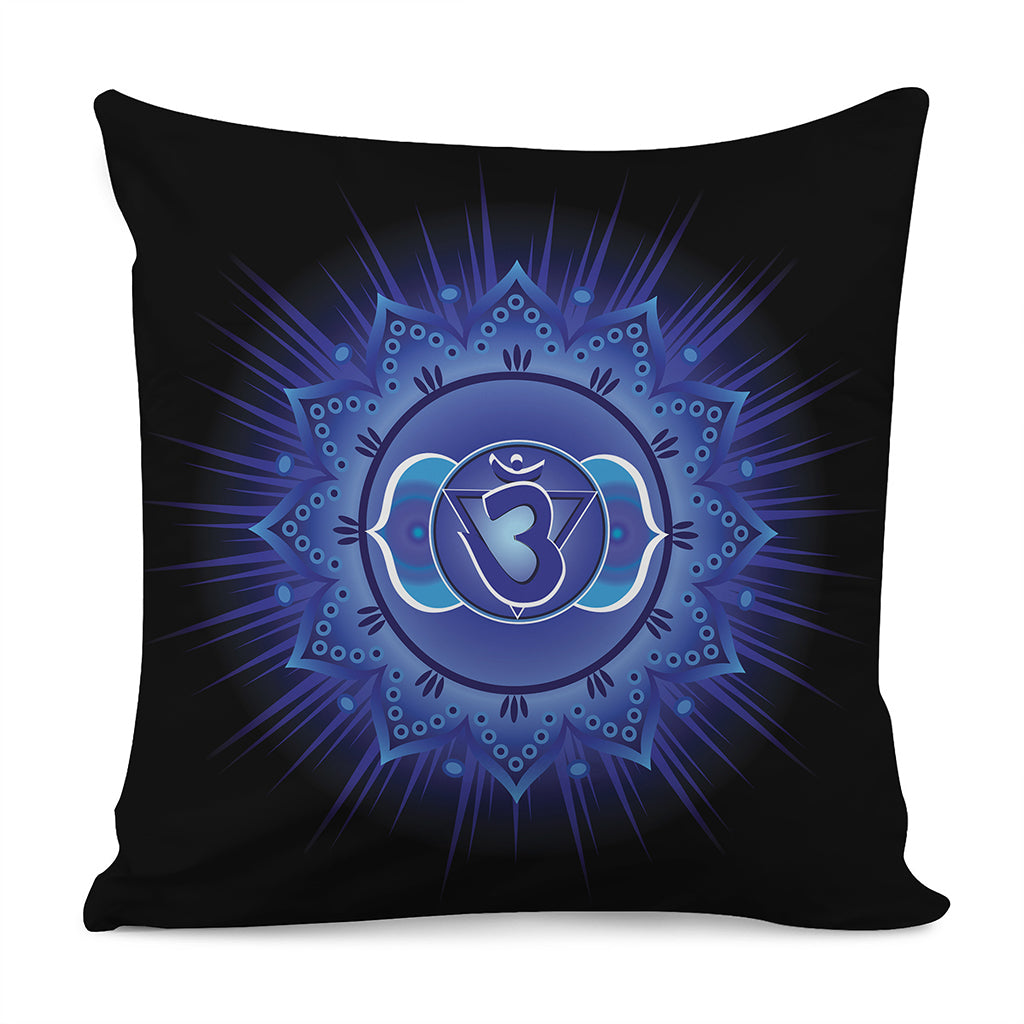 Ajna Chakra Mandala Print Pillow Cover