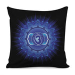 Ajna Chakra Mandala Print Pillow Cover