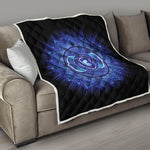 Ajna Chakra Mandala Print Quilt