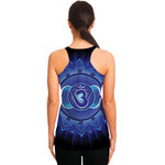 Ajna Chakra Mandala Print Women's Racerback Tank Top