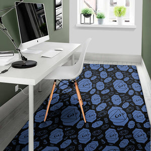 Ajna Chakra Pattern Print Area Rug