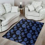 Ajna Chakra Pattern Print Area Rug