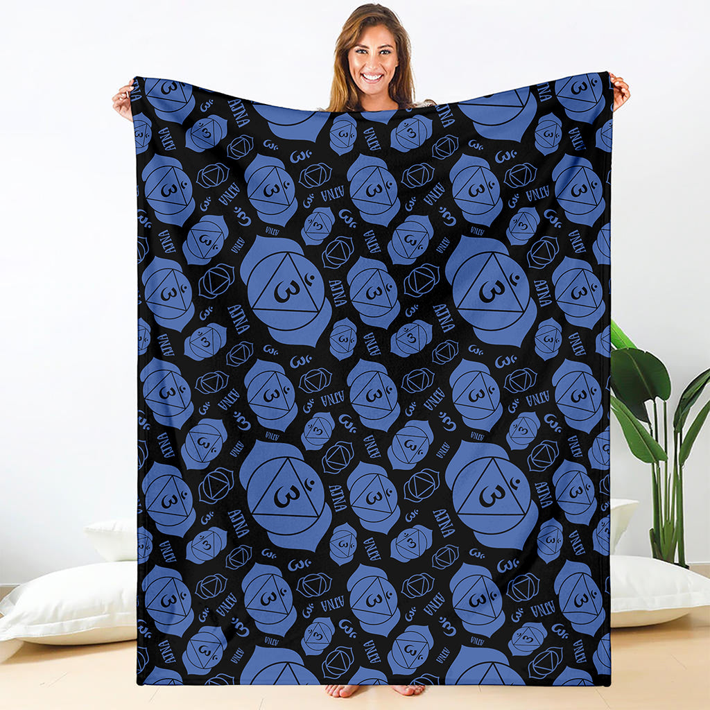 Ajna Chakra Pattern Print Blanket