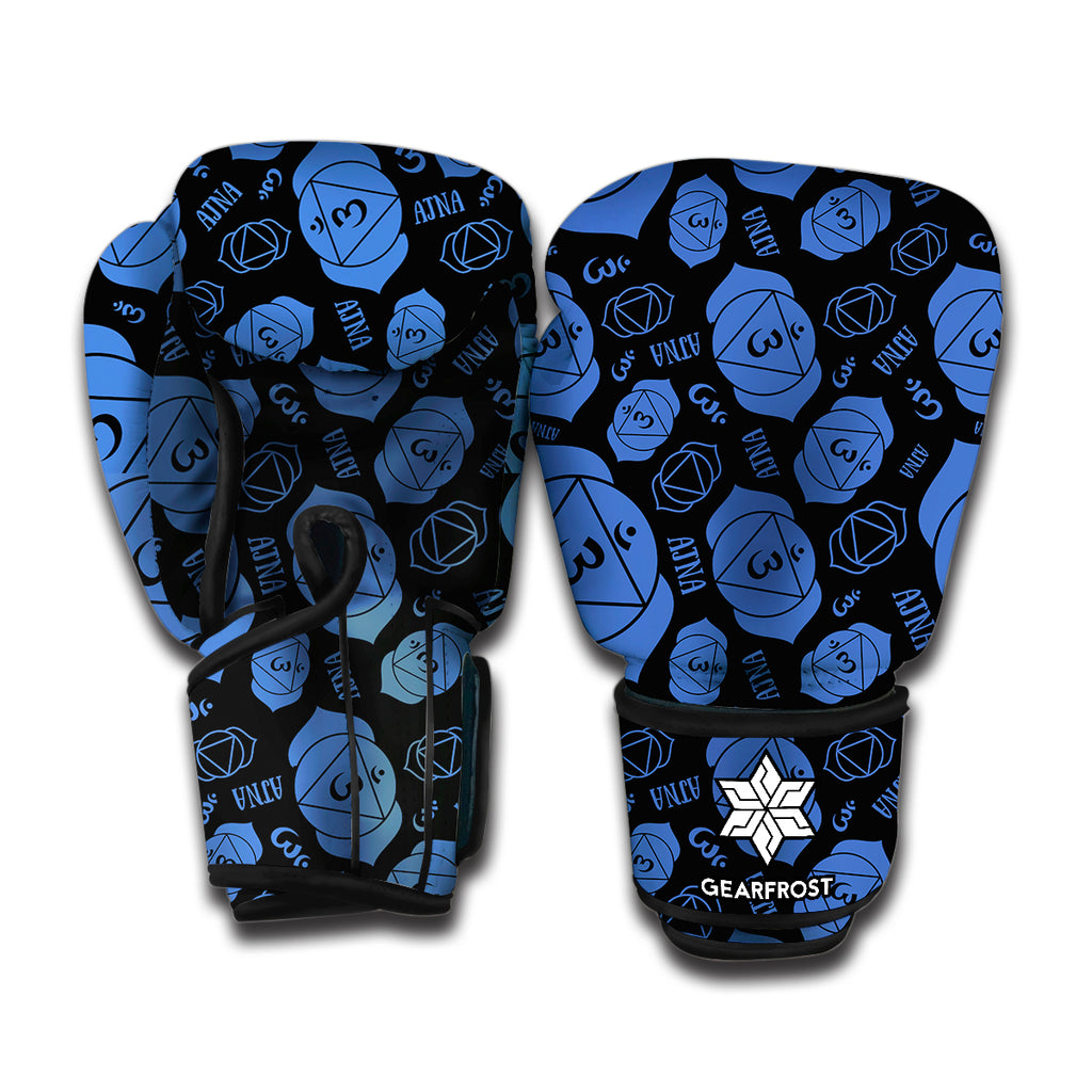 Ajna Chakra Pattern Print Boxing Gloves