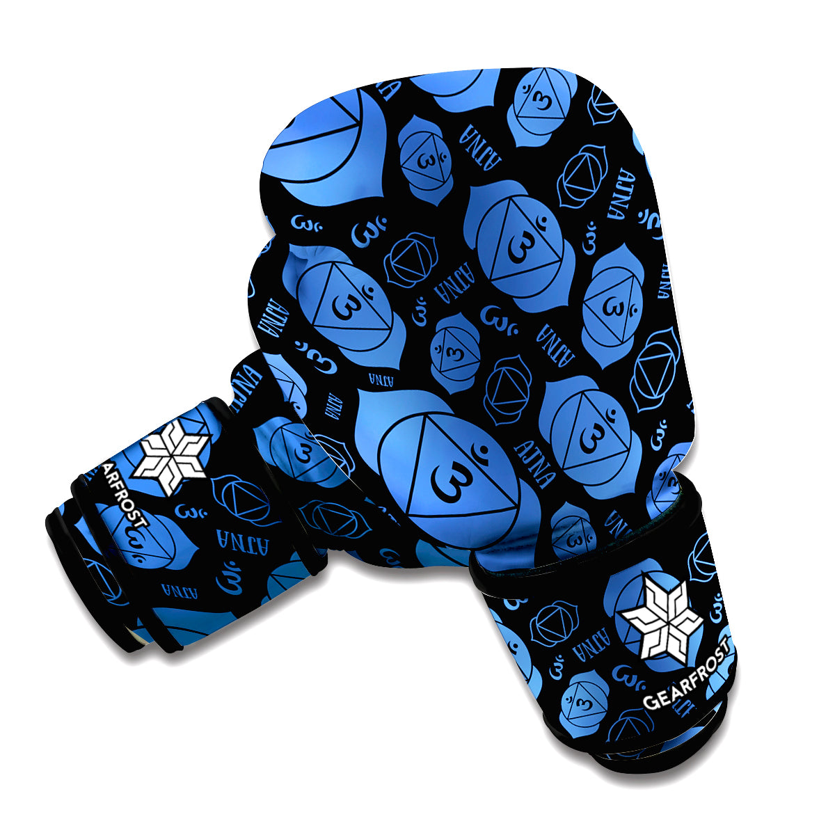 Ajna Chakra Pattern Print Boxing Gloves