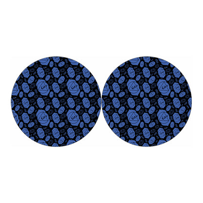 Ajna Chakra Pattern Print Car Coasters