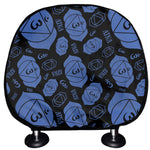 Ajna Chakra Pattern Print Car Headrest Covers