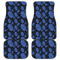 Ajna Chakra Pattern Print Front and Back Car Floor Mats