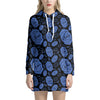 Ajna Chakra Pattern Print Hoodie Dress