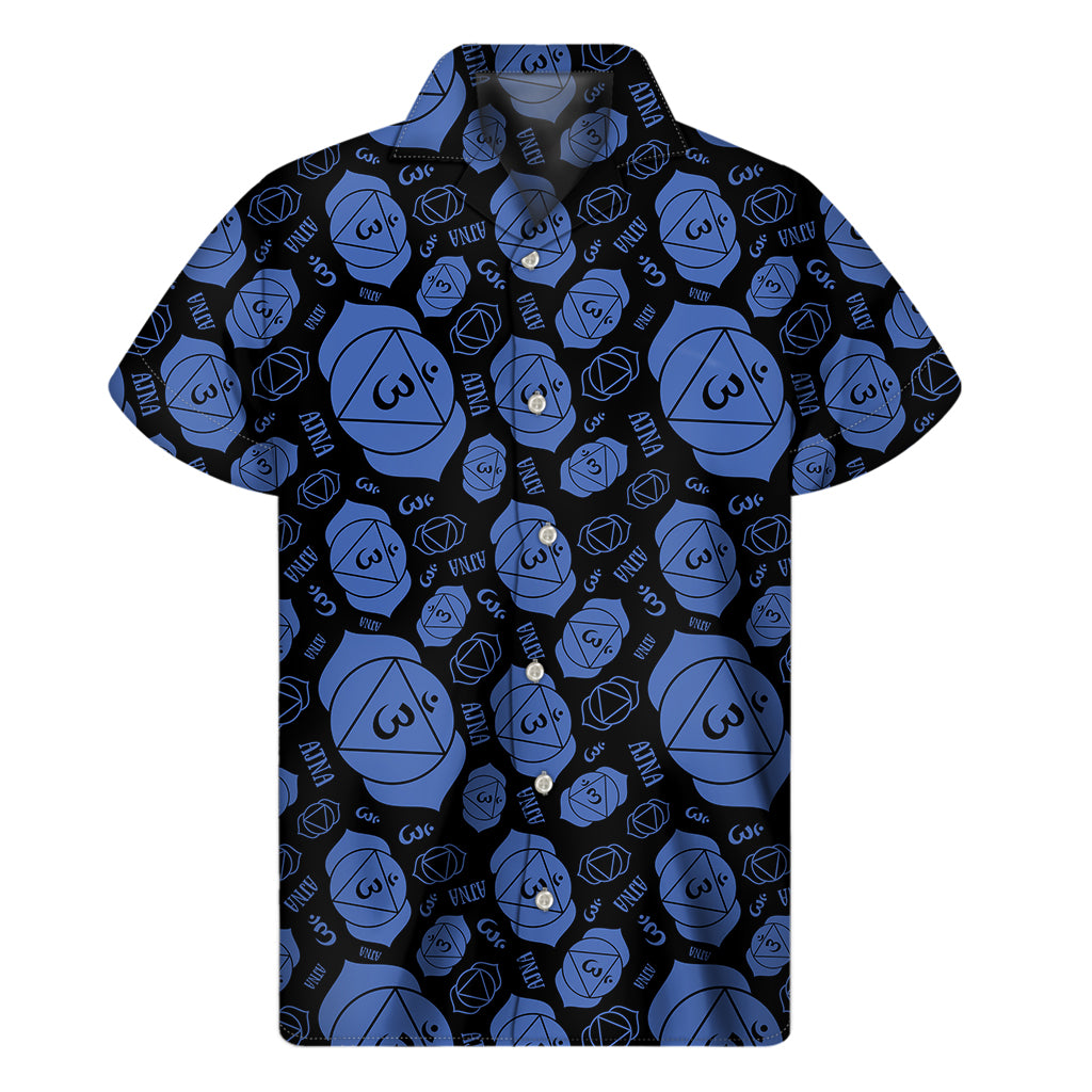 Ajna Chakra Pattern Print Men's Short Sleeve Shirt