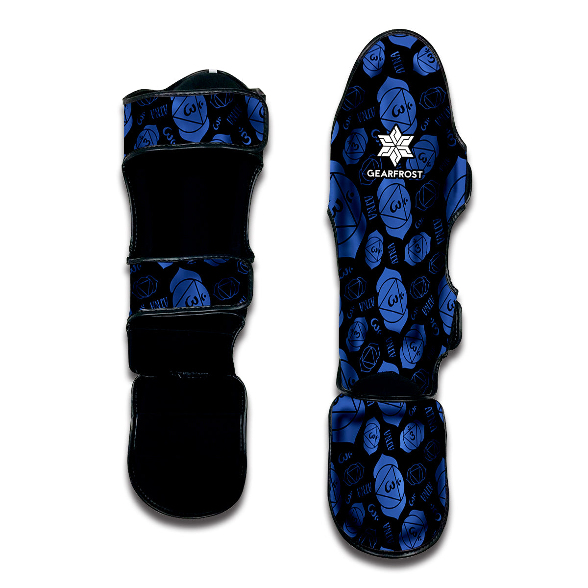 Ajna Chakra Pattern Print Muay Thai Shin Guard