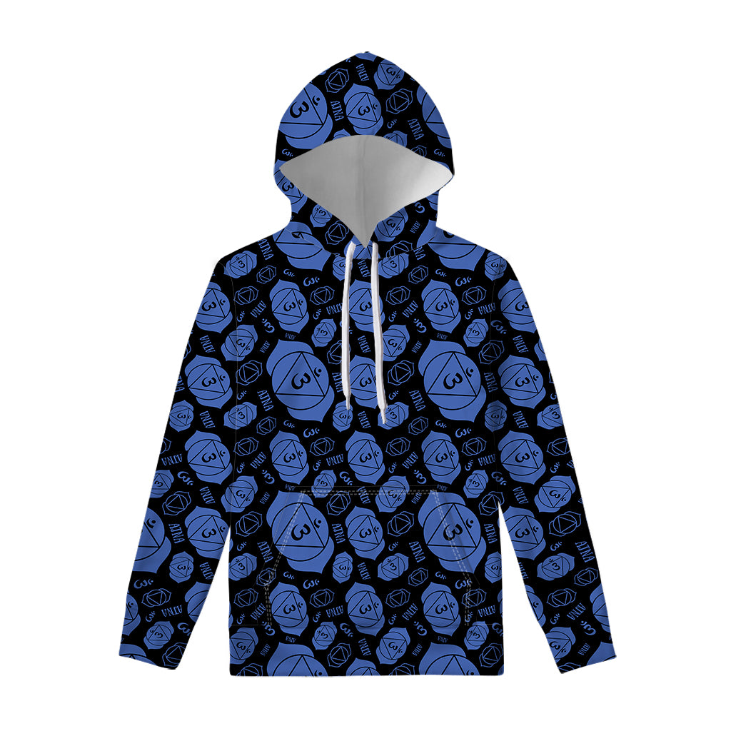 Ajna Chakra Pattern Print Pullover Hoodie