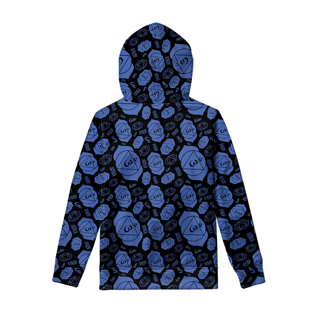 Ajna Chakra Pattern Print Pullover Hoodie