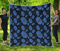 Ajna Chakra Pattern Print Quilt