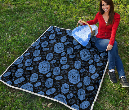 Ajna Chakra Pattern Print Quilt