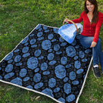 Ajna Chakra Pattern Print Quilt