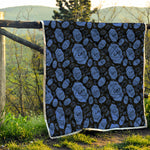 Ajna Chakra Pattern Print Quilt