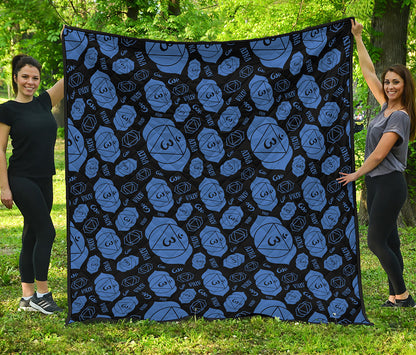 Ajna Chakra Pattern Print Quilt
