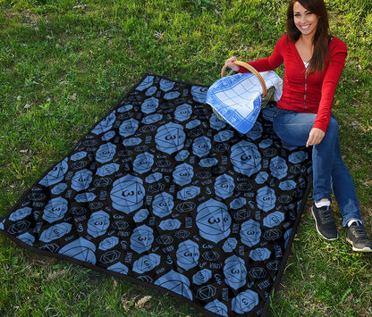 Ajna Chakra Pattern Print Quilt