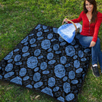 Ajna Chakra Pattern Print Quilt