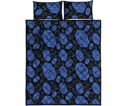 Ajna Chakra Pattern Print Quilt Bed Set