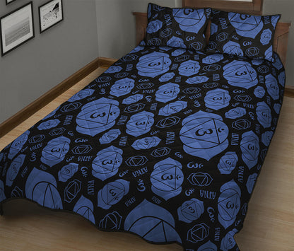 Ajna Chakra Pattern Print Quilt Bed Set