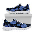 Ajna Chakra Pattern Print White Running Shoes