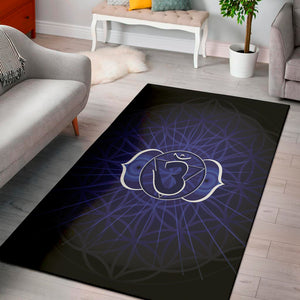 Ajna Chakra Spiritual Print Area Rug