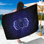 Ajna Chakra Spiritual Print Beach Sarong Wrap