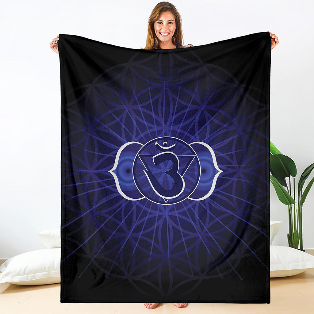 Ajna Chakra Spiritual Print Blanket