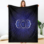 Ajna Chakra Spiritual Print Blanket