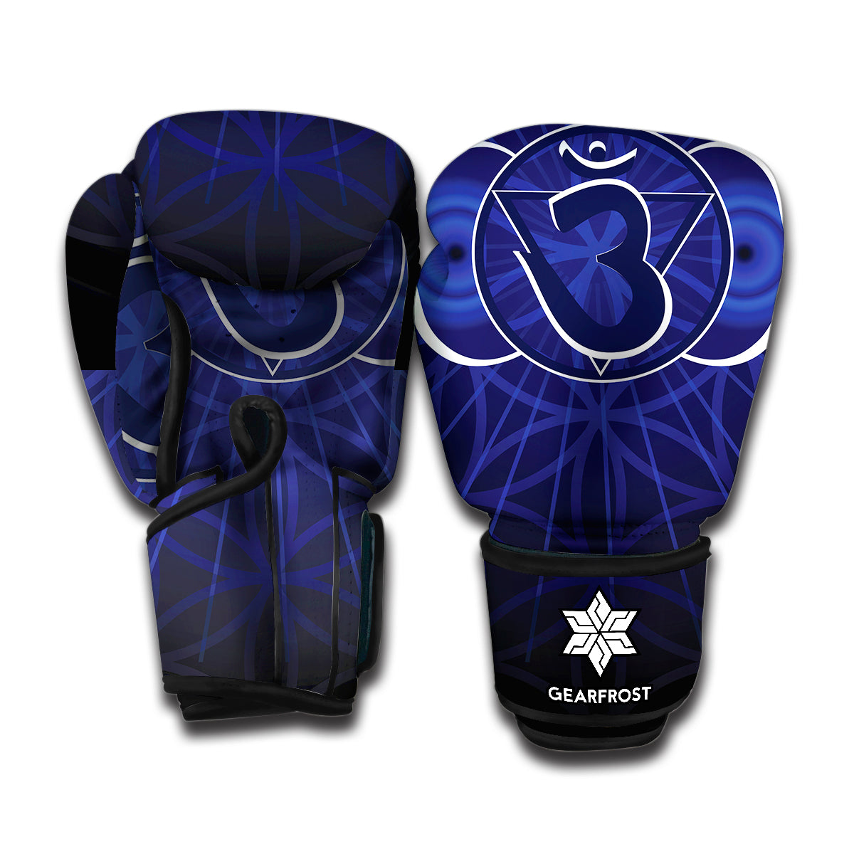 Ajna Chakra Spiritual Print Boxing Gloves