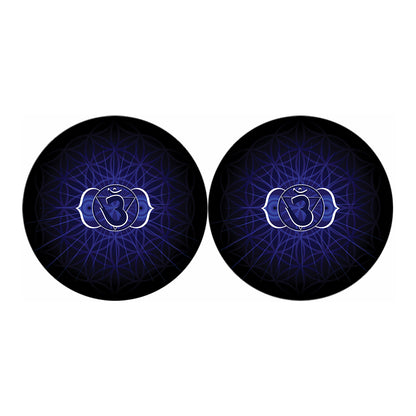 Ajna Chakra Spiritual Print Car Coasters