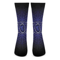 Ajna Chakra Spiritual Print Crew Socks