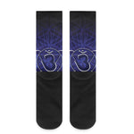 Ajna Chakra Spiritual Print Crew Socks