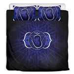 Ajna Chakra Spiritual Print Duvet Cover Bedding Set