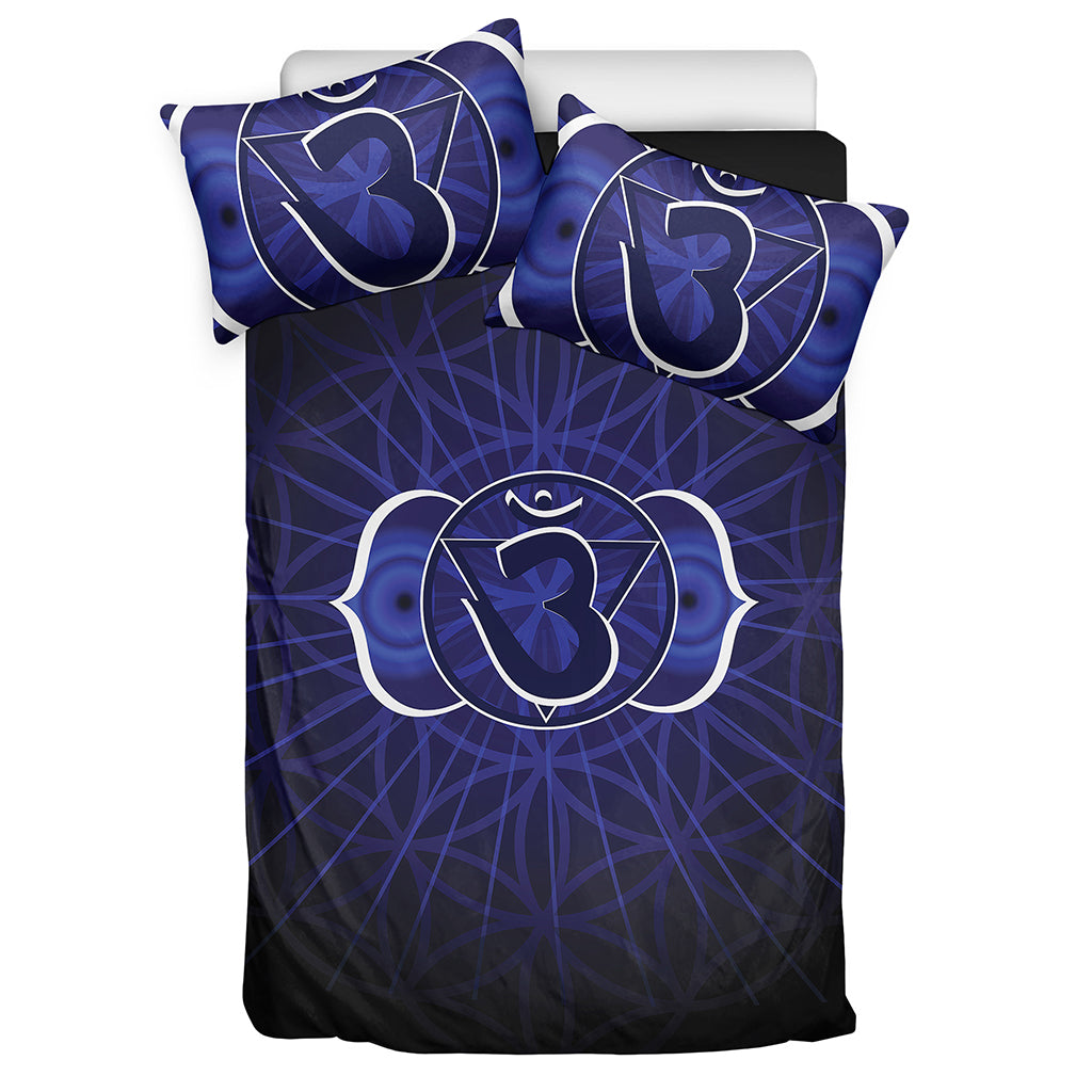 Ajna Chakra Spiritual Print Duvet Cover Bedding Set